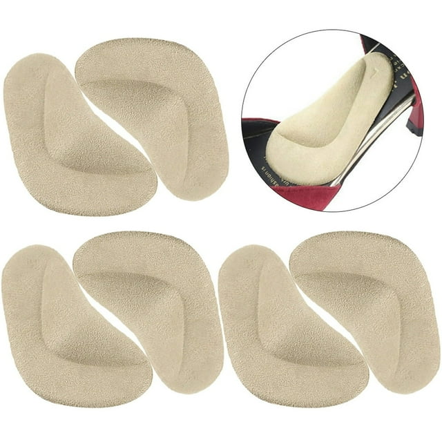 3 Pairs Arch Support Pad Shock-absorbent Soft Arch Support Cushion Shoes Insert