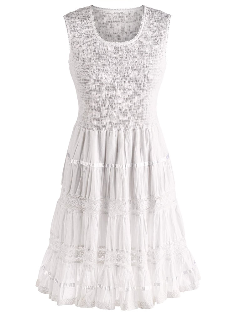 walmart white dress