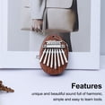thumbnail image 3 of Yuarrent Mini Piano portátil colgante percusión música regalo juguete bolsillo Interior entrenamiento teclado Musical colgante Accesorios para instrumentos musicales, 3 of 6