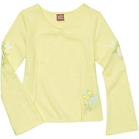 Disney - Girl's Tinkerbell Long-Sleeved Top