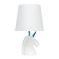 thumbnail image 1 of Simple Designs Sparkling White Unicorn Table Lamp, 1 of 9