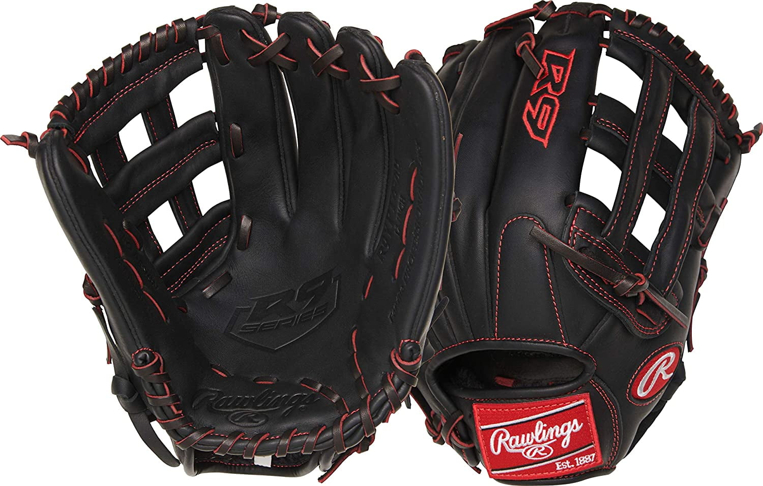 Rawlings R9 Series 12" Youth Baseball Glove R9YPT66B Left Hand