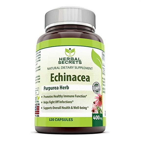 Herbal Secrets Echinacea 400 Mg 120 Capsules