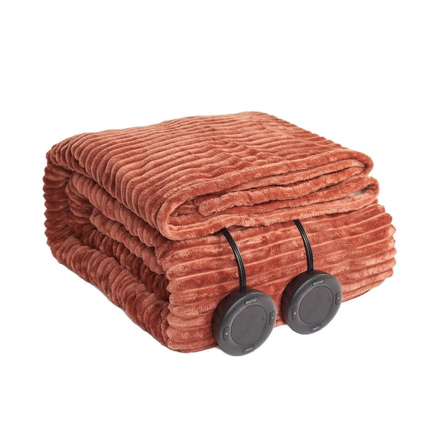 Heated Blanket King Size 100"x90",ETL Certification- 6 Heating Levels Electric Blanket&1-10 Hour Auto Off,Heating Blanket with Du