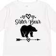 thumbnail image 4 of Inktastic Sister Bear Native Arrow Girls Long Sleeve Toddler T-Shirt, 4 of 5
