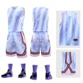 thumbnail image 1 of Custom 2021 High quality Jersey Men Basketball Jersey Shirts Shorts Suit Uniforms,Kids Basketball uniforms sets zhangmengya LED, 1 of 2
