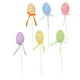 thumbnail image 2 of 6 piezas de tallo de huevo de Pascua, decoración de Pascua, espuma decorativa, flores coloridas, 2 of 9