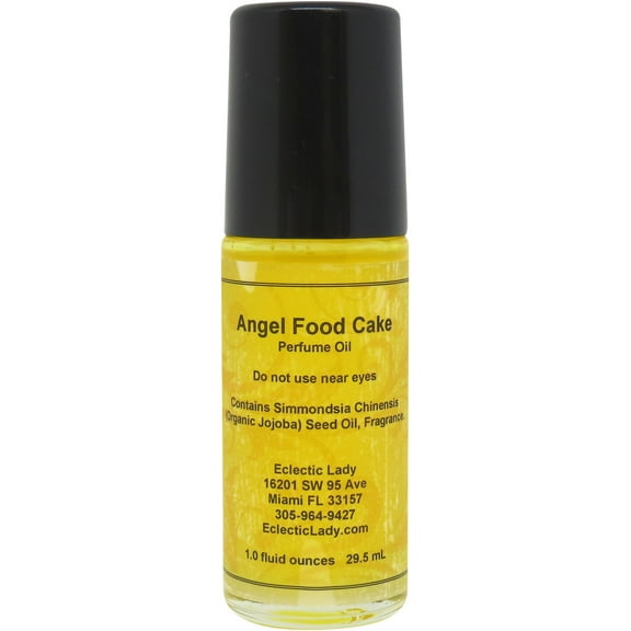 Angel Food Cake Perfume Oil, 1.0 Oz Portable Roll-On Fragrance