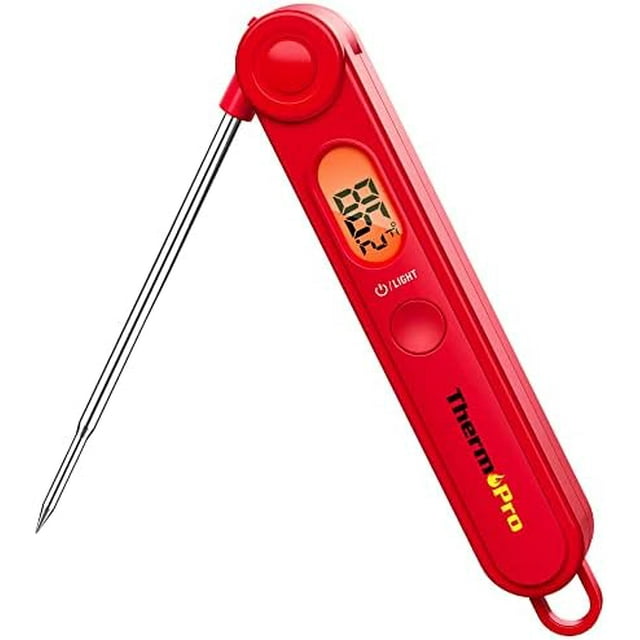 ThermoPro TP03B Digital Instant Read Meat Thermometer Kitchen Cooking Food Candy Thermometer with Backlight and Magnet for Oil Deep Fry BBQ Grill Smoker Oven Thermometer