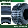 thumbnail image 2 of Hi-Run SU12 20X8.00-8 2PR Turf Lawn and Garden Tire Fits 20X8.00 8 & 20X8X8, 2 of 6