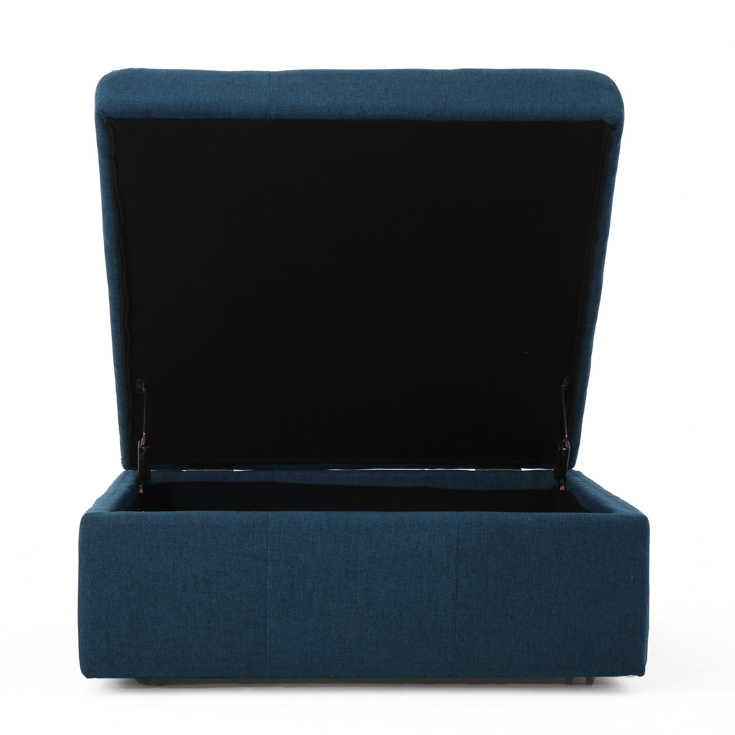 Providence Stanley Storage Ottoman, Navy Blue, Sold by at Home