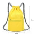 thumbnail image 6 of Cheers.US Swimming Basketball Bag Portable Drawstring Backpack Waterproof Gym Sports Pool Beach Gear Bag, 6 of 7