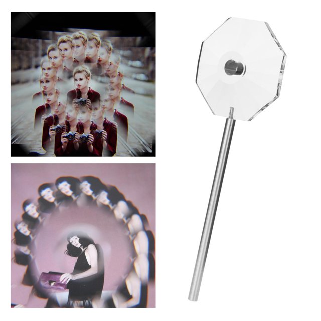 de teléfono con cámara 78 diámetro Refracciones múltiples Caleidoscopio de óptico de mano para accesorios de cámara fotográfica shamjiam Prisma de la cámara