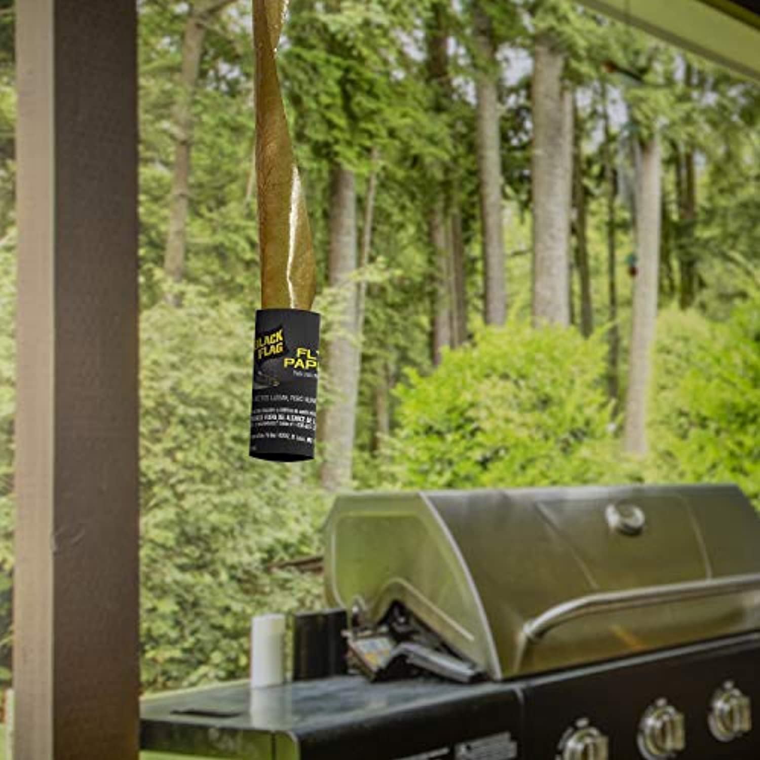 Black Flag Fly Paper 4 Traps, Catches All Flying Insects