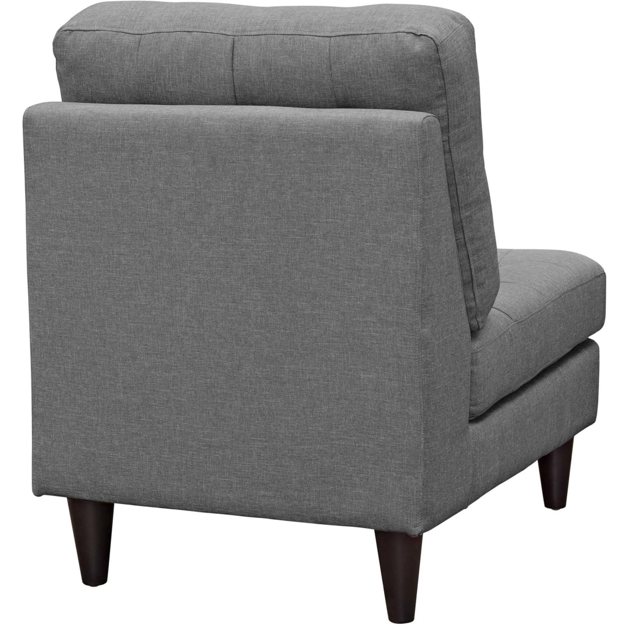 Empress Upholstered Fabric Lounge Chair-EEI-2140-DOR