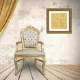 thumbnail image 3 of Saunders, Alonzo 26x26 Gold Ornate Wood Framed with Double Matting Museum Art Print Titled - Orange Tile Light 7, 3 of 4