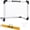 Elite White: 23.62×17.71×17.71 inch in goal, variant on Small Soccer Goals for Kids, Foldable Mini Soccer Goal Set with Portable Soccer Net for Kids, Kid Soccer Goal for Indoor Outdoor Backyard Play, Soccer Toy Gift for Children