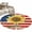 Red, variant on Round Area Rugs Collection 3.3 Ft, American Flag Non-Slip Residential Carpet, Sunflower Vintage USA Flag Indoor Crawling Mats Doormat Runner Rugs Play Mat for Bedroom