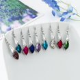 thumbnail image 4 of Women Rhinestone Geometric Pendant Necklace Bracelet Hook Earrings Jewelry Set, 4 of 8