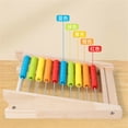 thumbnail image 2 of EGNMCR Wooden For Kids With Number Cards Math Learning Educational Toy puzzle hoop, 2 of 5