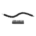 thumbnail image 1 of Juego de puntas de destornillador de extensión de broca Flexible, piezas eléctricas de repuesto compactas Punta de destornillador de 10 piezas, 1 of 7