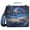 Flower Sea Starry Sky, variant on Haosy 3 Ring Zipper Binder with Shoulder Strap Waterproof Trapper Keeper 2 Inch D-Ring 500 Sheets Capacity, White Cat with American Flag