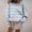 Blue, variant on HAPIMO Women's Fashion Striped Sweatshirts Relaxed Fit Long Sleeve Crewneck Pullover Tops Fall Casual Workout Blouses Gray L