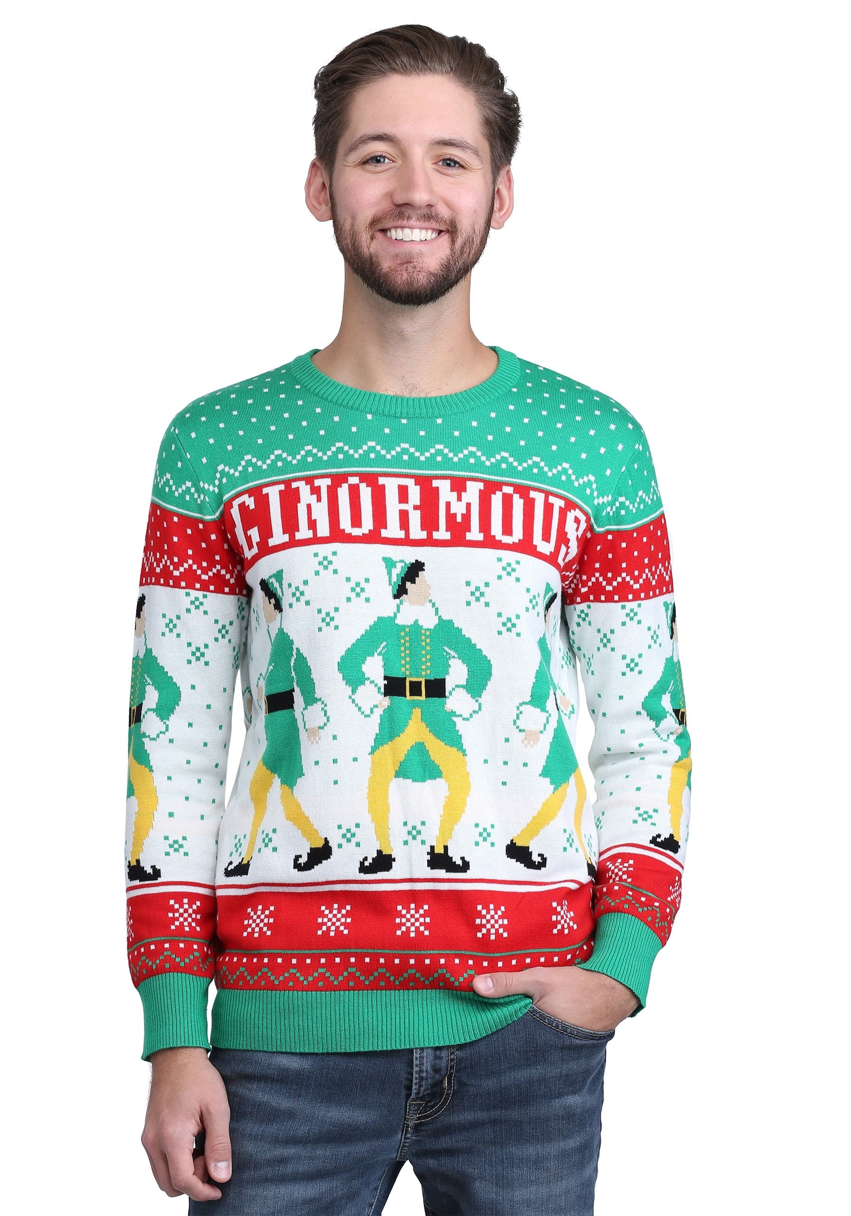 Elf Ginormous Adult Knit Sweater 