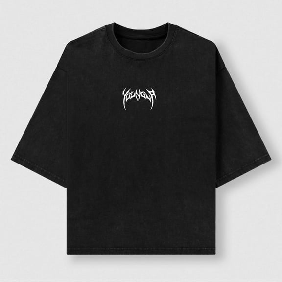 YOUNGLA Men's Graphic Tees Shirt Unisex Cotton Oversized T-Shirt Short Sleeve Vintage Streetwear Casual Tee Top