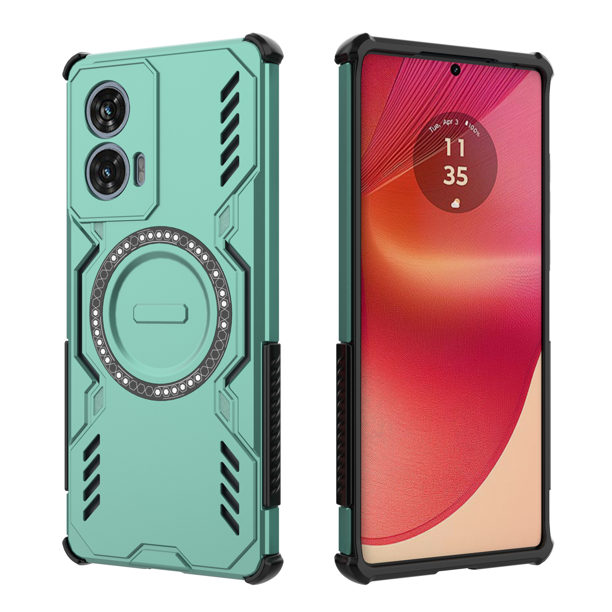 Funda GANGXUN para Motorola Edge 50 Fusion 5G , magnética, resistente a golpes, con soporte, unisex, carga inalámbrica