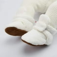 thumbnail image 2 of Unisex Newborn Baby Cotton Booties Non-Slip Sole for Toddler Boys Girls Infant Winter Warm Fleece Cozy Socks Shoes, 2 of 7