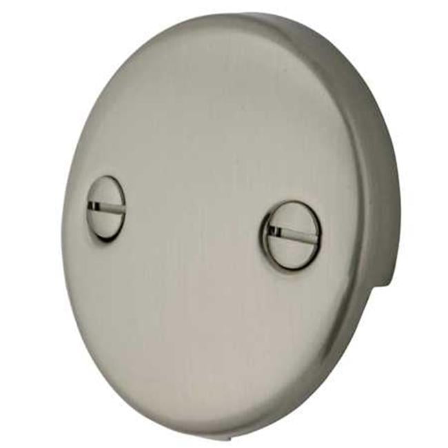 Bath Tub Overflow Plate Satin Nickel