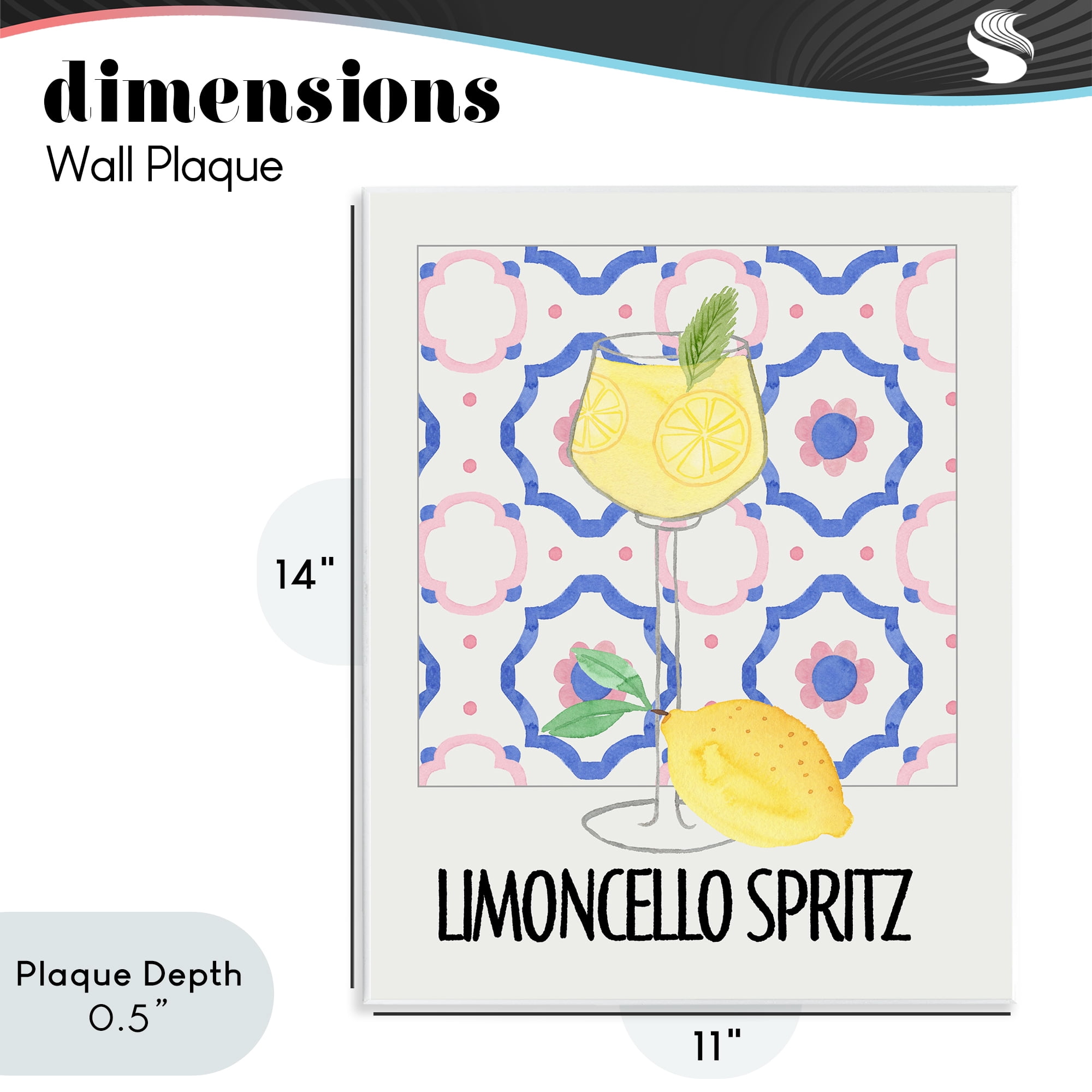 Stupell Industries Italy Spritz on My Mind Wall Plaque Art, design by Nina Jacobs