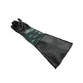 thumbnail image 4 of Guantes de Trabajo perfecl de chorro de arena mano izquierda 60 cm PVC Algodón negro verde, 4 of 7