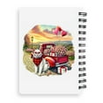 thumbnail image 2 of Be My Valentine's Manx Truck Full of Love Flower Balloon Spiral Bound Journal Cat Lover Kitten Owner Gifts 5x7in Spiral Notebook - 02029, 2 of 5