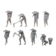 thumbnail image 2 of 8 figuras de granjero a escala 1:87, modelo de personas diminutas, figura de resina para jugar para decoración de escritorio, diseño de tren de jardín, 2 of 8