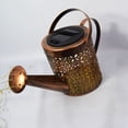 thumbnail image 3 of Kettle Lamp Outdoor Solar Iron Hollow Out Waterproof Watering Can Light For Garden Without Bracket, 3 of 5