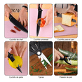 thumbnail image 2 of Juego de Cuchillos De Acero Inoxidable 17 Pz Negro, 2 of 3