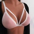 thumbnail image 3 of Tbopshirt Lingerie for Women Clearance Up to 50% off,Womens Lingeries Womens Fashion Pure Bralette Pure Three Quarters Unpadded Bra,Valentines Day Gift for Her, 3 of 7