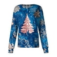 Christmas Snaps Front Scrub Jackets for Women Christmas Tree Graphic