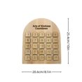 thumbnail image 2 of Ganfancp 2024 Calendario de Adviento Nuevos Actos de Bondad Ofertas Del Día 1X Calendario Navideño de Madera con Cuenta Atrás, 2 of 2