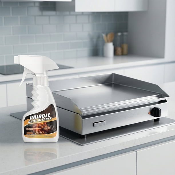 Gel limpiador para parrilla y bandeja de horno de 120ml | Potente desengrasante diario para rejillas de barbacoa, bandejas para horno y utensilios de horno | Comida: Final sin estrías | Aluminio