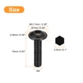 thumbnail image 2 of Unique Bargains Flanged Button Head Socket Cap Screws, 25 Pack M4x16mm 304 Stainless Steel Bolts, 2 of 5
