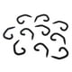 thumbnail image 1 of 10 Piezas Accesorios Para Auriculares Universales Abrazadera Para Auriculares Auriculares Auriculares Clips Para EarHook Ear Loop Hook Clip negro Hugo Reemplazo de ganchos para la oreja, 1 of 6