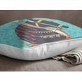 thumbnail image 3 of S4Sassy Multicolor Decorative Mughal Horse Print Square Cushion Cover Pillow Case -12 x 12 Inches, 3 of 4
