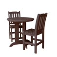 thumbnail image 5 of Highwood Furniture Lehigh 3pc Round Counter Dining Set-Finish:Black,Shape:Round, 5 of 9