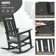 thumbnail image 4 of Dycanpo Outdoor Rocking Chairs*2 and Side Table Set, Weather Resistant Proch Rocker for Adult, Gray, 4 of 8