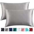 thumbnail image 1 of 2-Pack Satin Pillowcases for Hair and Skin,Satin Pillow Covers with Envelope Closure, 1 of 8