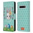 thumbnail image 1 of Head Case Designs Officially Licensed emoji® Easter Be Hoppy Leather Book Wallet Case Cover Compatible with Samsung Galaxy S10, 1 of 6