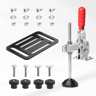 2-Pack Universal 3/4" T-Track Intersection Kits - Aluminum With Screws For Woodworking Jigs
